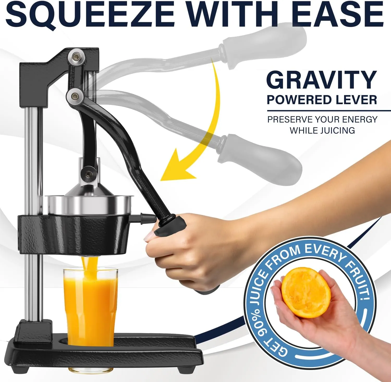 Cast Iron Manual Citrus Press, listing photo