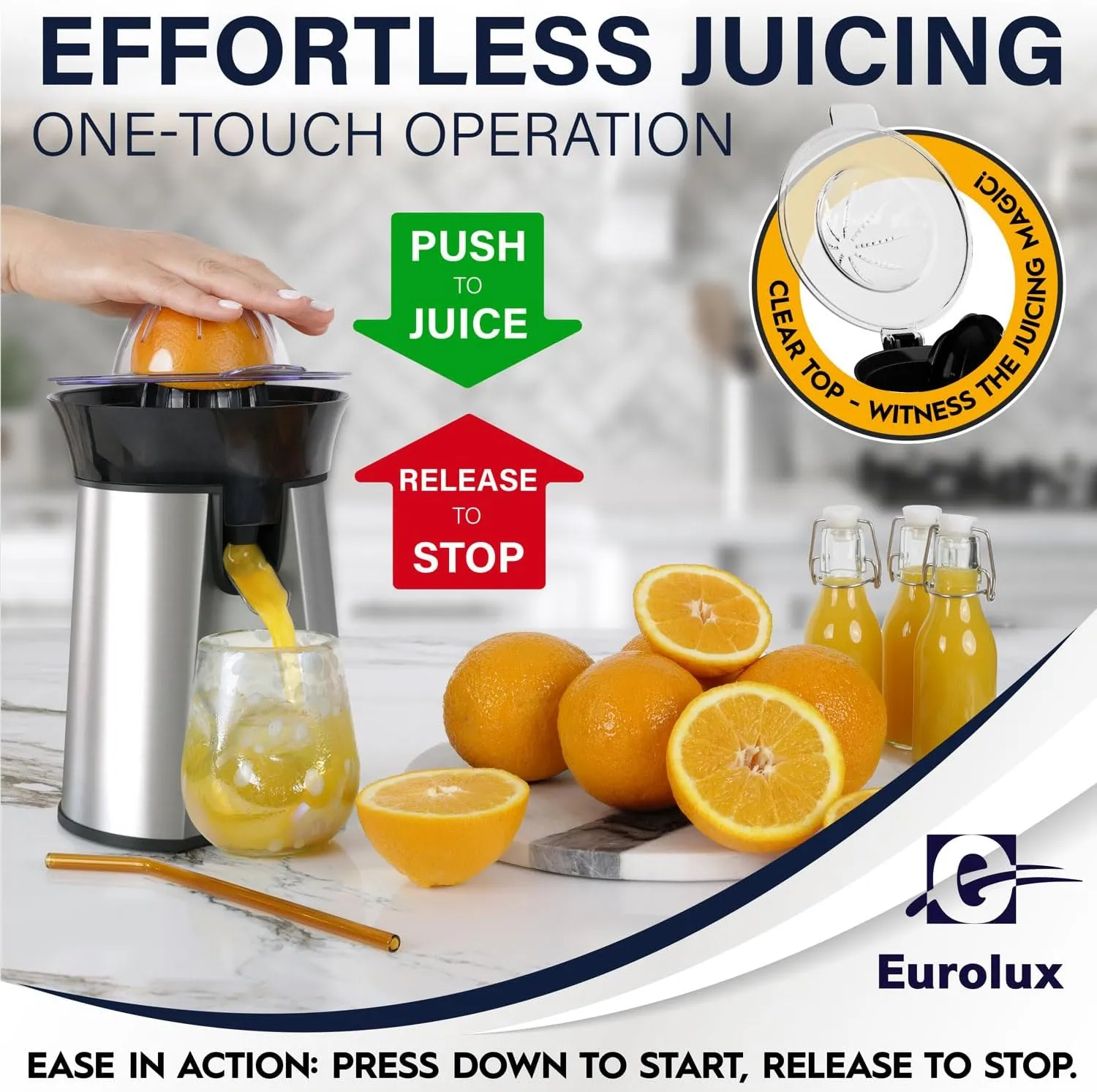 Compact Electric Orange Juicer, listing photo